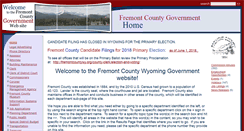 Desktop Screenshot of fremontcountywy.org