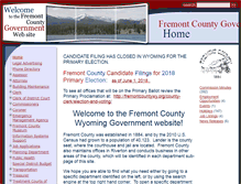 Tablet Screenshot of fremontcountywy.org